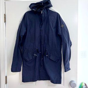 PS by Paul Smith Men's Navy Recycled Polyester Rain Parka - Size Small